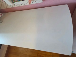 Escritorio de esquina blanco