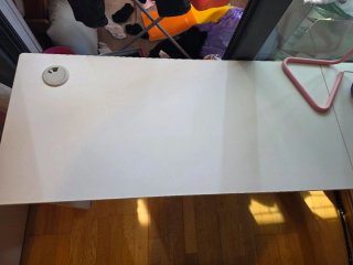 Escritorio de esquina blanco