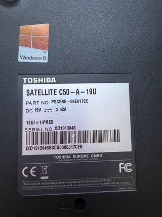 Portatile Toshiba Satellite C50-A-19U