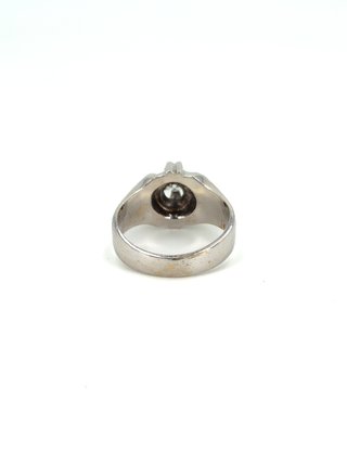048-01-00213 Anillo Oro Blanco 18K con Diamante