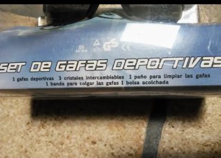 Set Gafas Deportivas con cristales Intercambiable