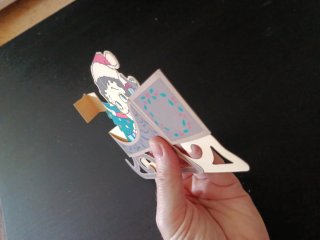 Postal Tridimensional Betty Boop Navideña