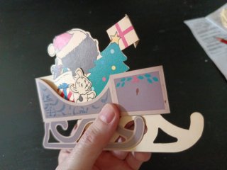 Postal Tridimensional Betty Boop Navideña
