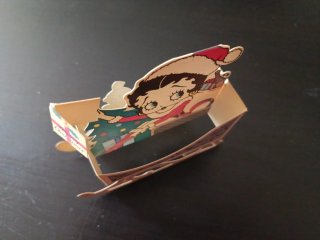 Postal Tridimensional Betty Boop Navideña
