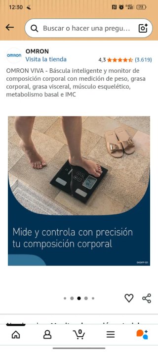 Báscula Inteligente Omron VIVA
