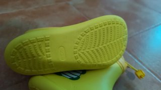 Botas de agua amarillas dinosaurio Talla 29-30