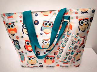 Bolso playa buhos
