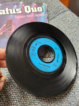 Vinilo Single Status Quo - Again and Again
