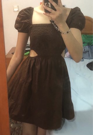 Vestido marrón