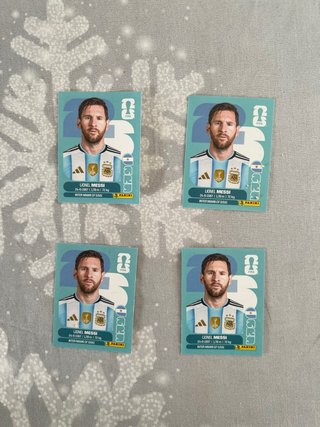 4 Cromos Lionel Messi Panini FIFA 2026