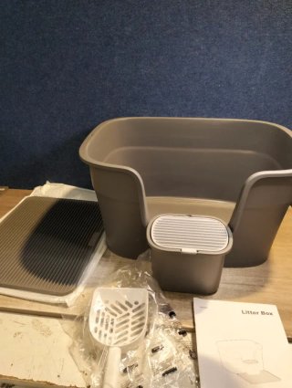 Feandrea Caja de Arena para Gatos Grandes Arenero