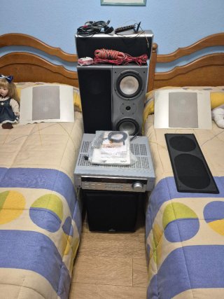 Amplificador JVC RX-E + Altavoces Magnat