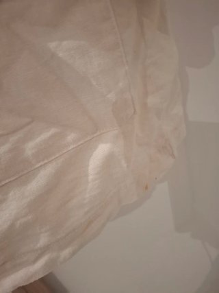 Chaqueta blanca con cordón