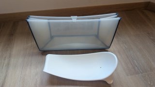 Bañera Stokke plegable con soporte