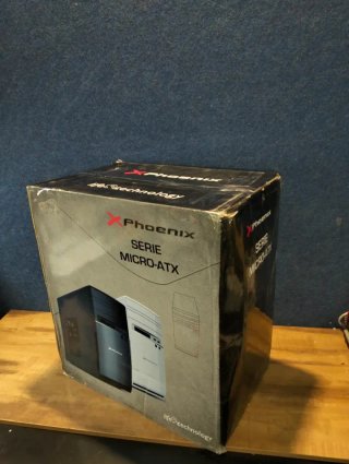 Caja PC Micro ATX Phoenix PHCAJAMICROATXB Negra