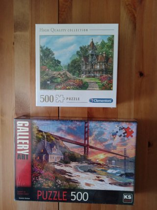 Lote 2 Puzzles 500 piezas PRECINTADOS