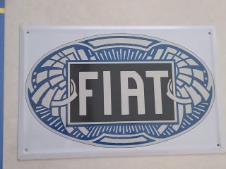 Targhe pubblicitarie Fiat e Oliofiat