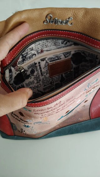 Bolso Sweet Candy estampado marino
