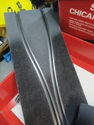 Scalextric SCX Curva Chicane Super Sliding