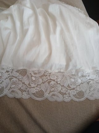 Combinación blanca con puntillas T46