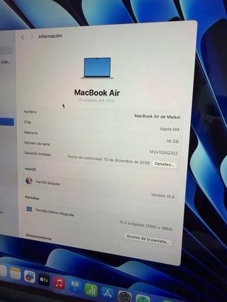 MacBook Air Apple Gris/Plateado