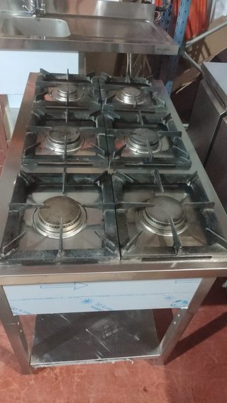 Cocina Gas 6 Fuegos CASELIN Modular