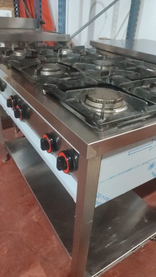 Cocina Gas 6 Fuegos CASELIN Modular