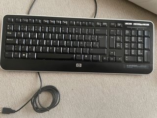 Teclado HP USB Negro