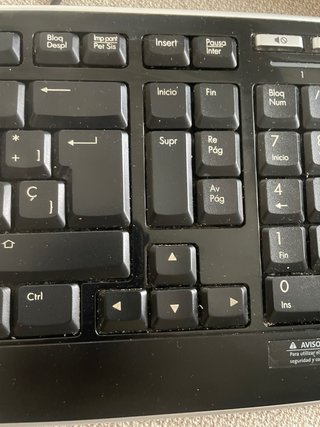 Teclado HP USB Negro