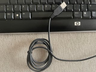 Teclado HP USB Negro