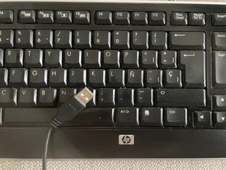 Teclado HP USB Negro