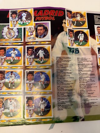 Álbum cromos Liga Fútbol 94-95