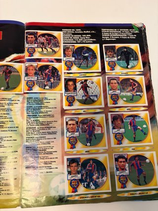 Álbum cromos Liga Fútbol 94-95