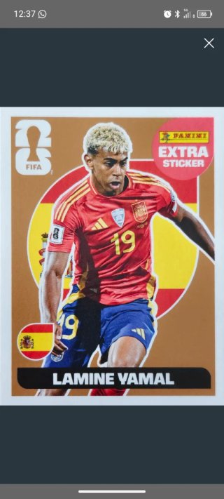 Cromo Panini Extra Sticker Mundial FIFA