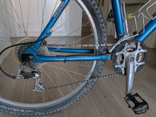 Bicicleta Montaña Kastle 19 Azul. Cubiertas nuevas