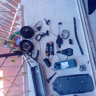 Patinete eléctrico para piezas
