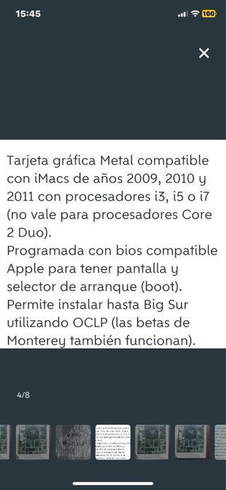 NVIDIA CUADRO M12T Q1 1000M IMAC 2009-2010-2011