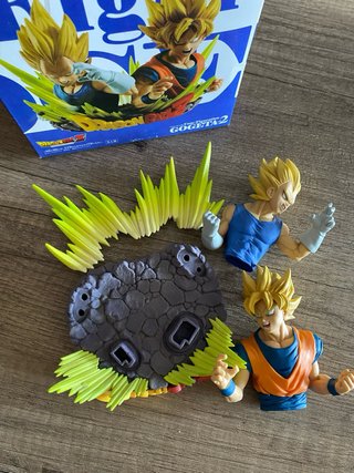 Figura Goku y Vegeta Super Saiyan Banpresto