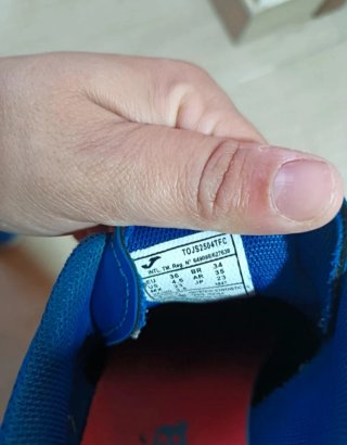 Scarpe calcetto Joma blu e rosa