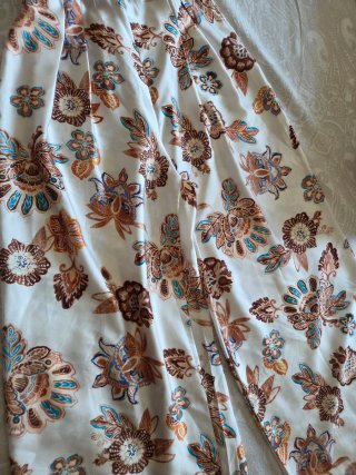 Conjunto raso palazzo y pañuelo