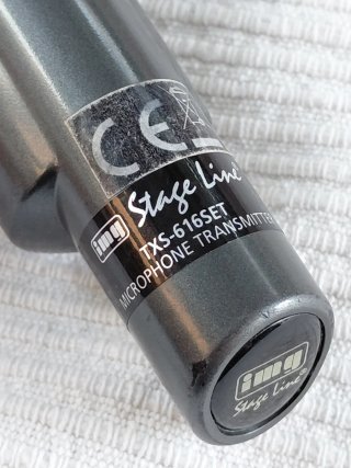 IMG Stage Line TXS-616SET Micrófono UHF