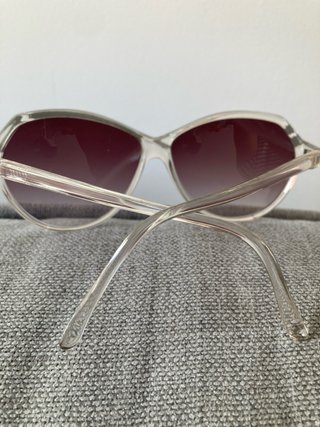 Gafas de sol vintage plateadas y marrones