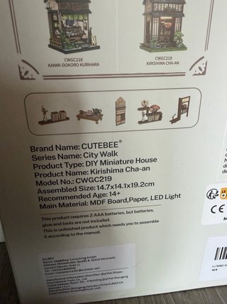 Casa Miniatura DIY Kirishima Cha-an