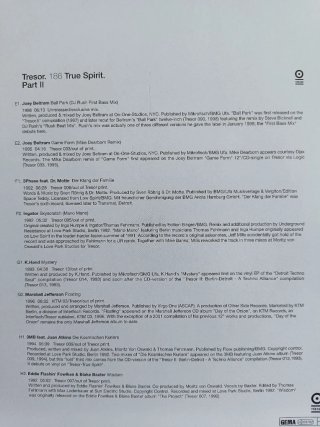 Doble Vinilo Tresor - True Spirit. Part II