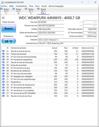 Disco Duro WD Purple 4TB