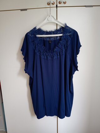 2 magliette donna la blù mai usata