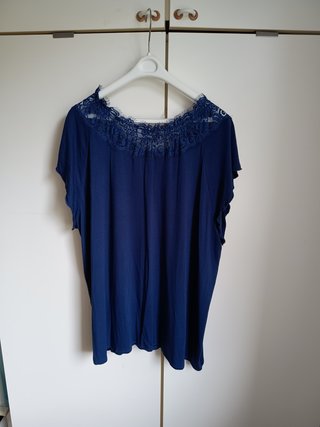 2 magliette donna la blù mai usata