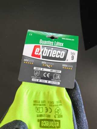 Guantes Látex Talla 9 Exbrieco