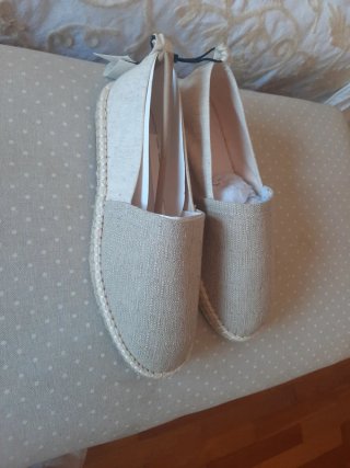 Alpargatas de esparto beige hombre