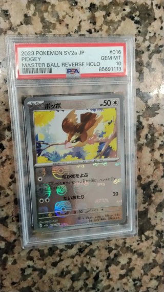 Carta Pokémon Pidgey PSA 10 Master Ball
